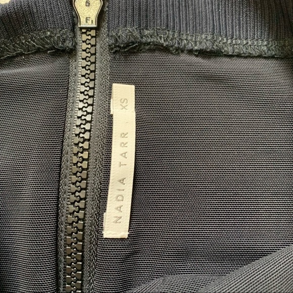 Nadia Tarr Ribbed Scuba Pencil Skirt in Black sz XS - Picture 3 of 4